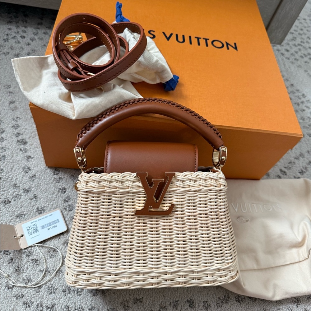 NWT and NIB Louis Vuitton Capucines Mini 14365
